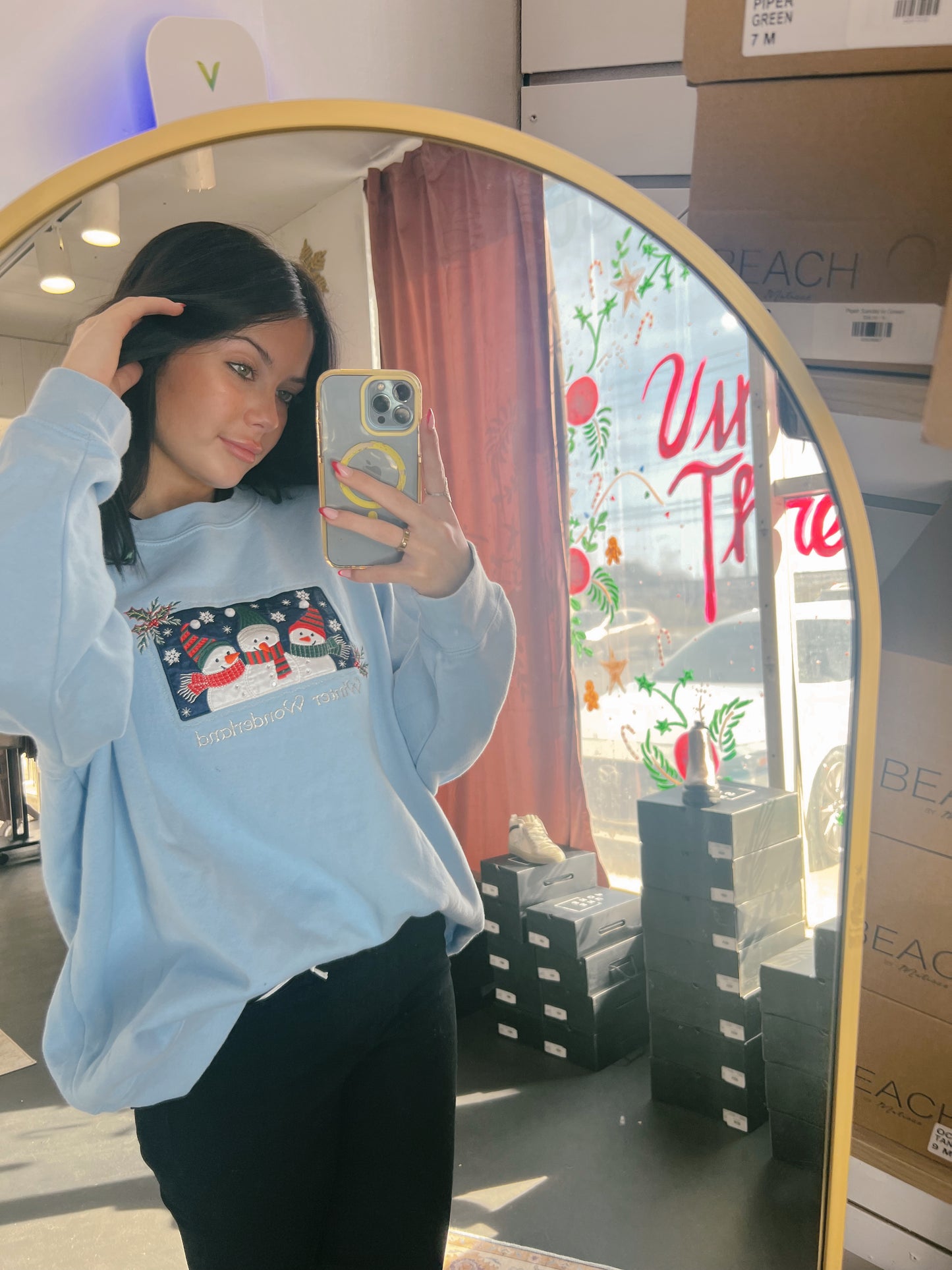 Winter Wonderland Snowman Crewneck