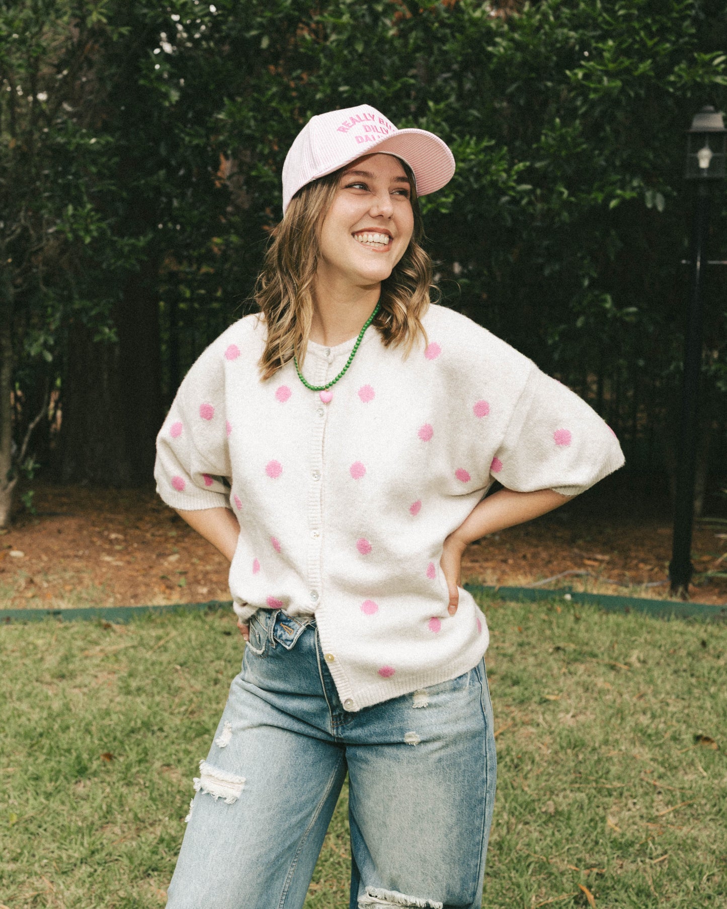 Pink Poppy Cardi