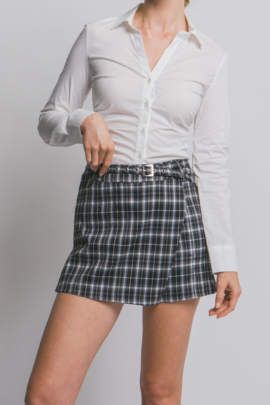 Fall Plaid Skort