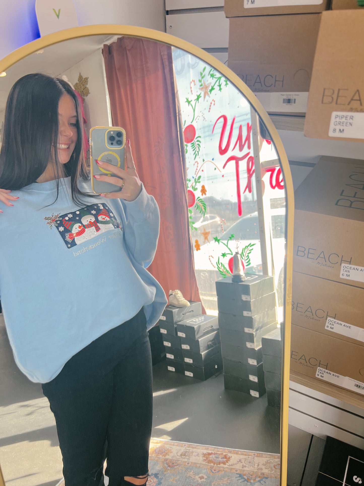 Winter Wonderland Snowman Crewneck