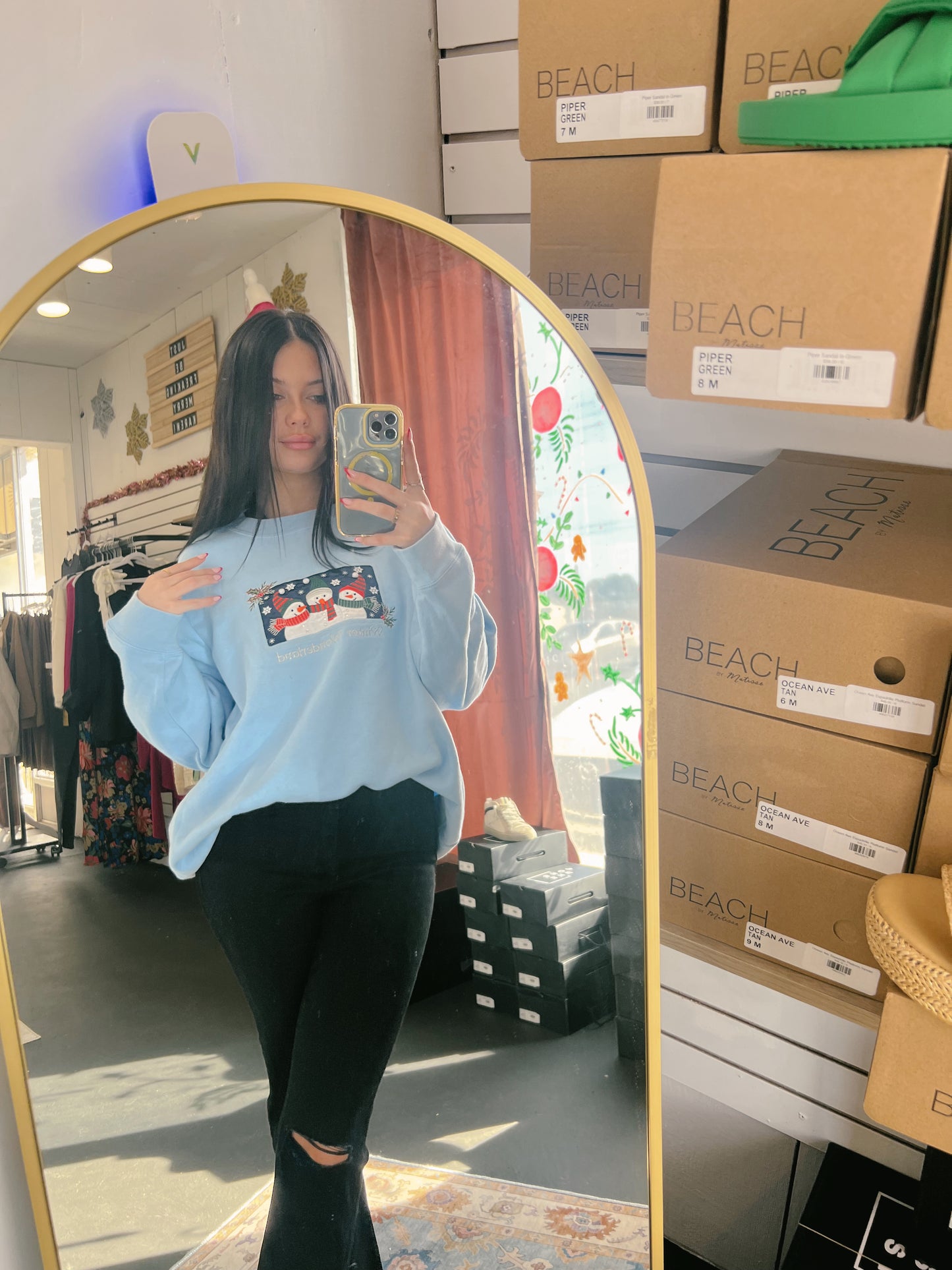 Winter Wonderland Snowman Crewneck