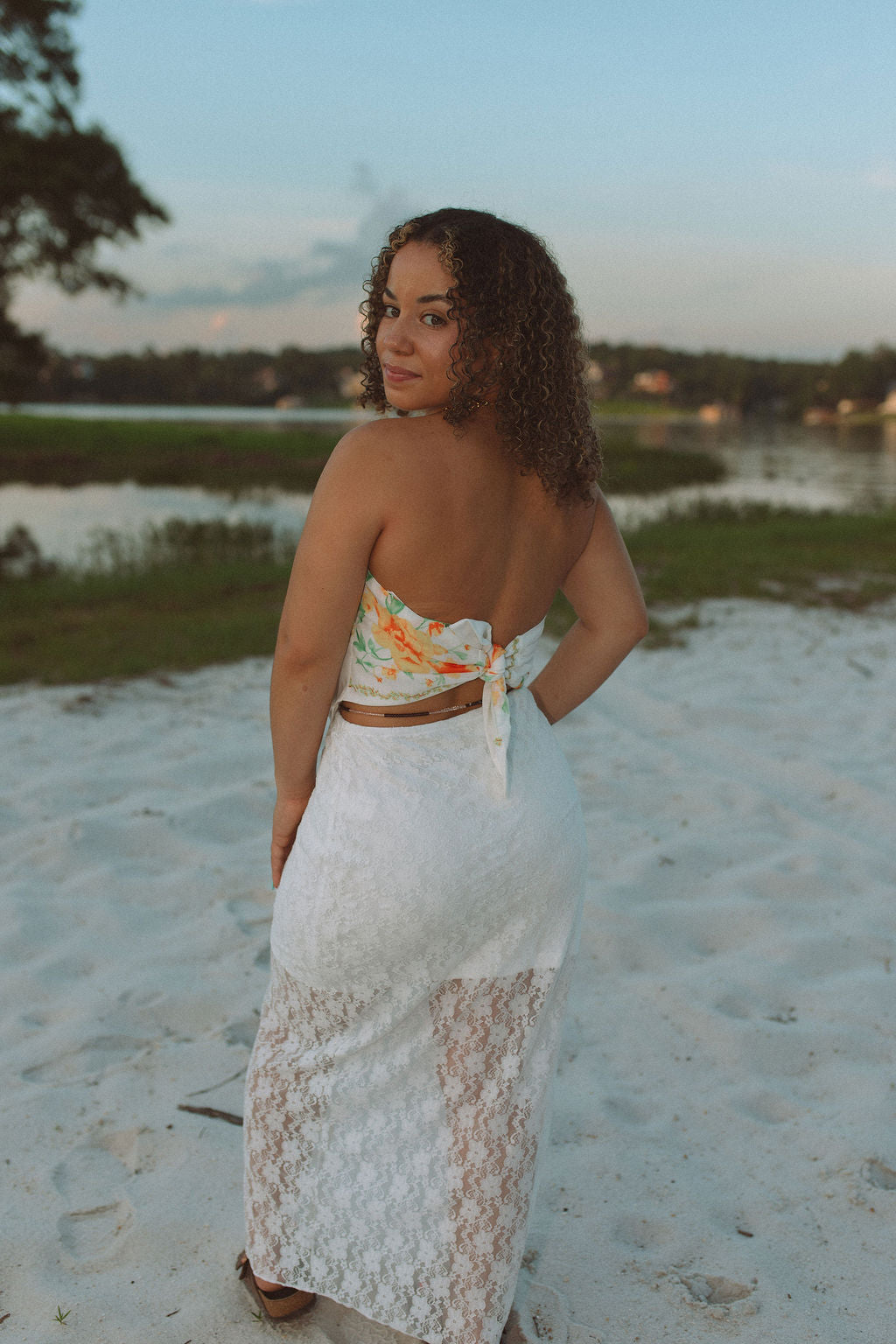 Petal Tie Top