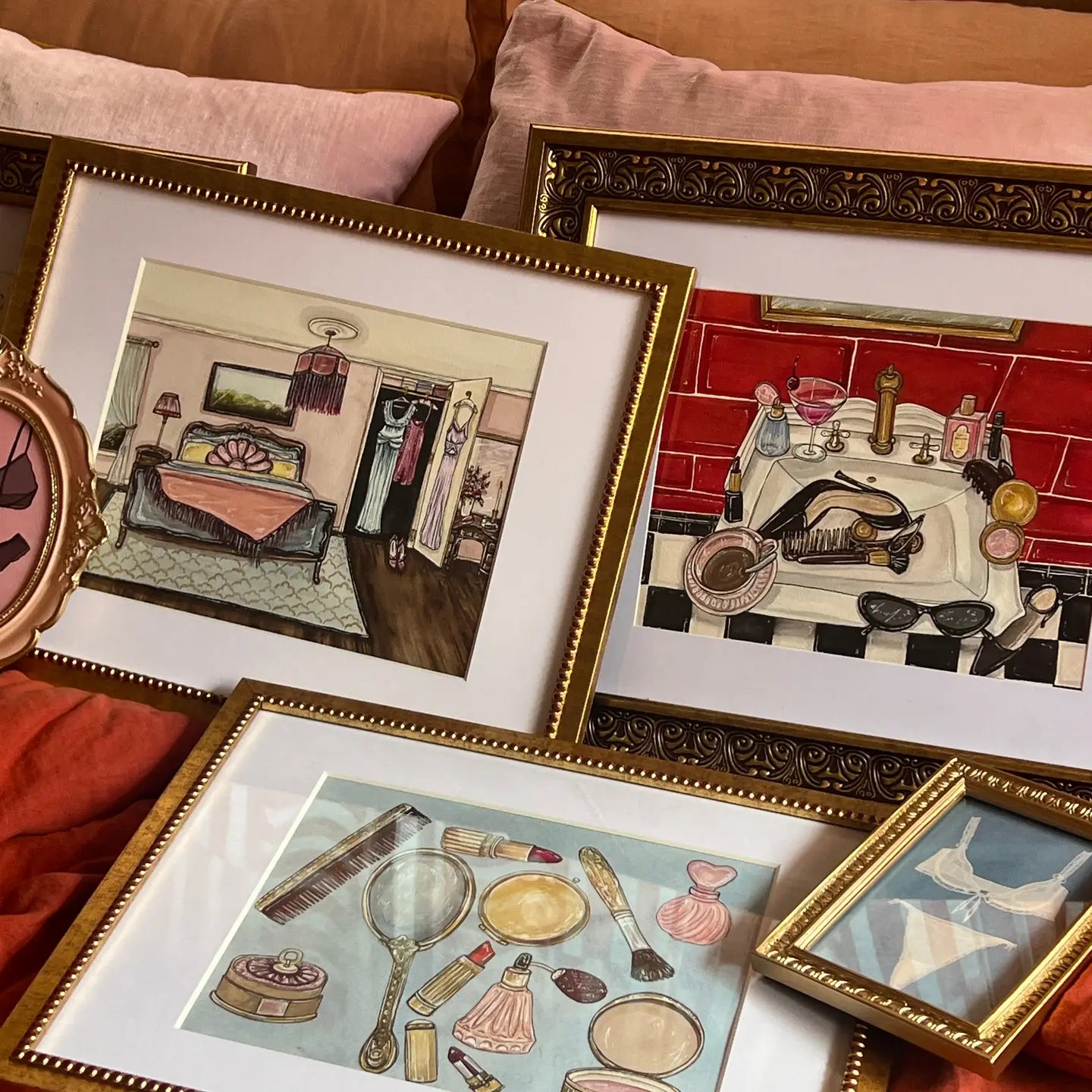 Vintage Vanity Set Fine Art Print