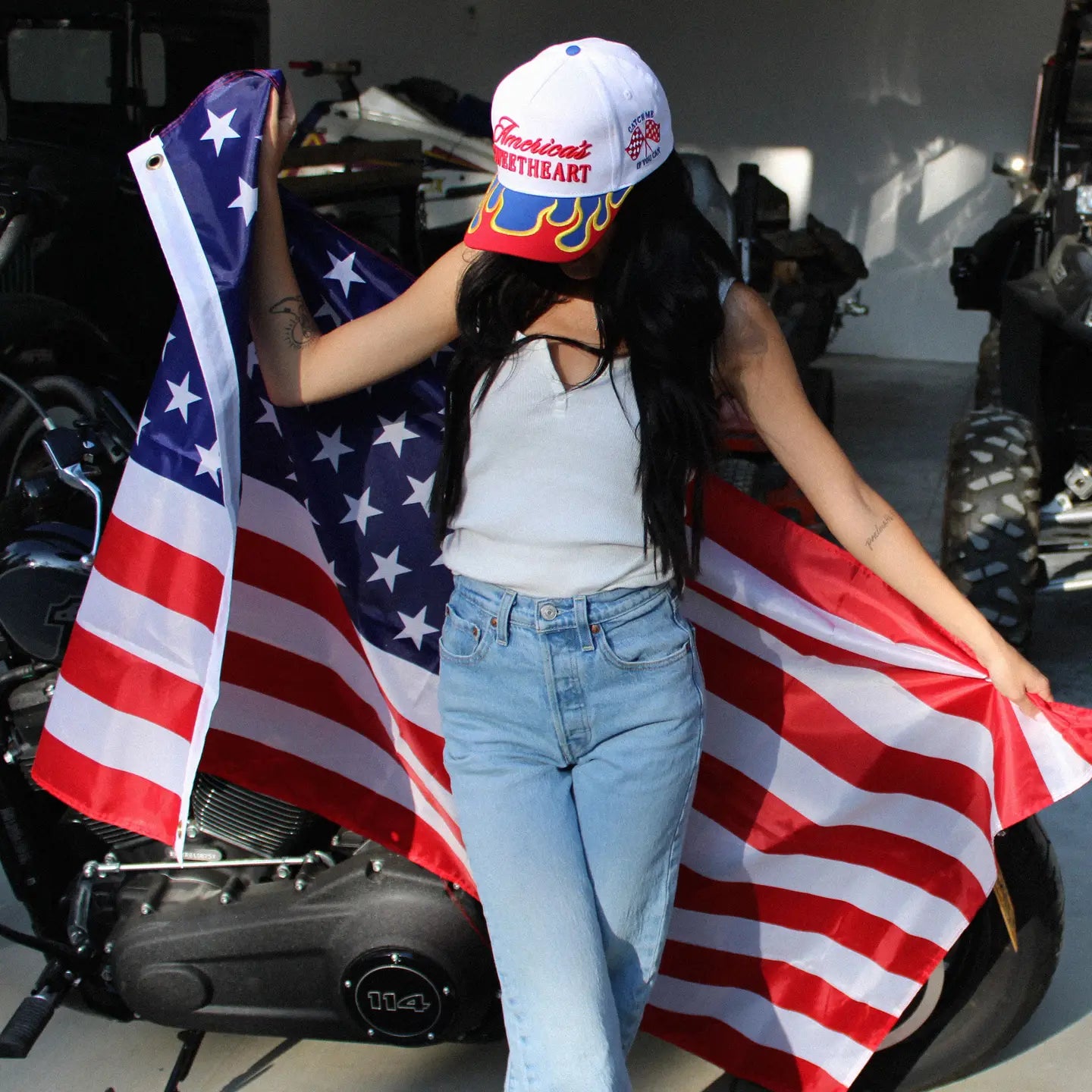 America's Sweetheart Vintage Trucker
