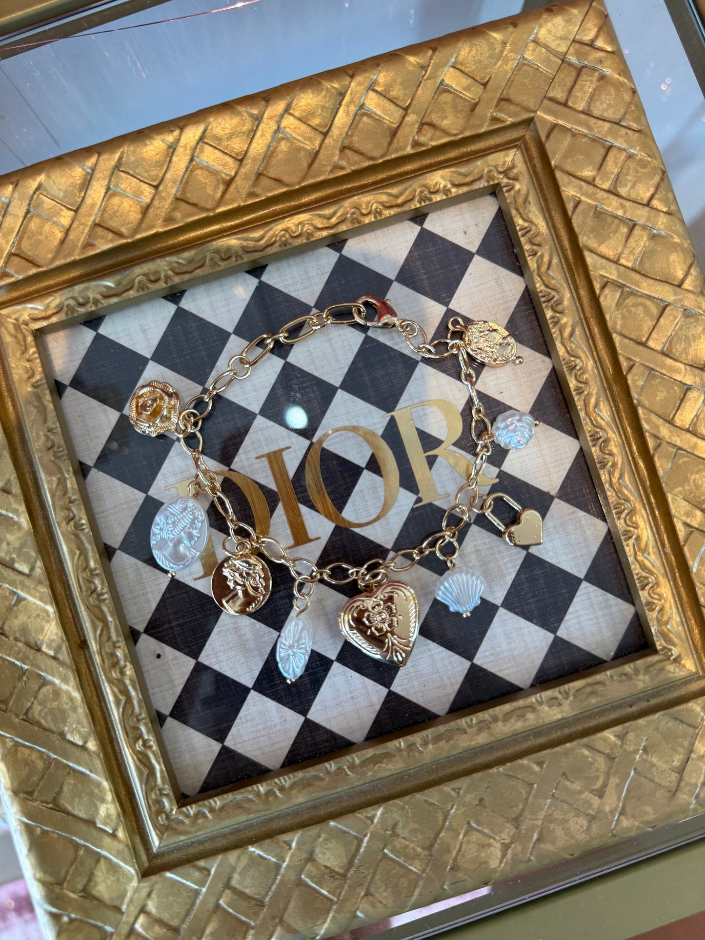 Golden Grace Charm Bracelet