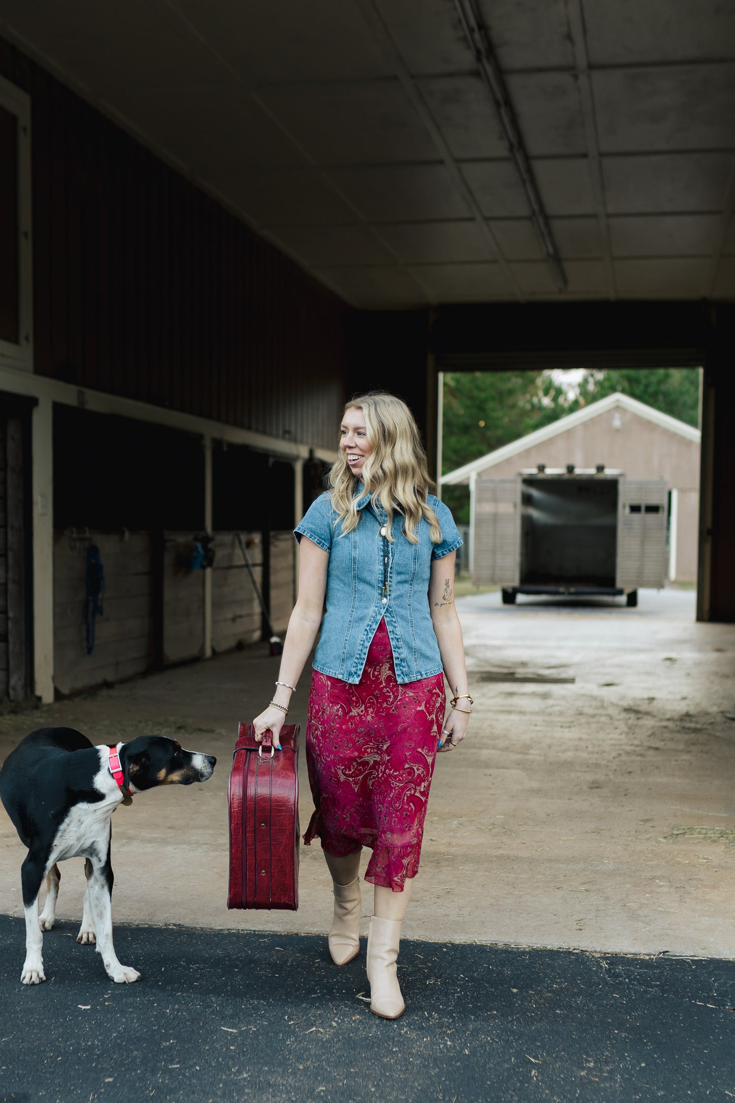 Blue Jean Beauty Top