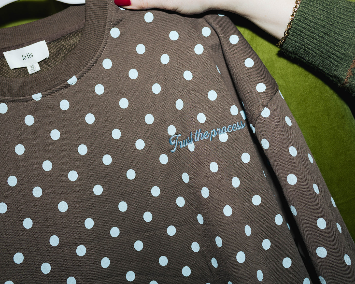 Dotty Darling Crewneck