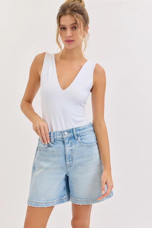 Off Duty Distress Shorts