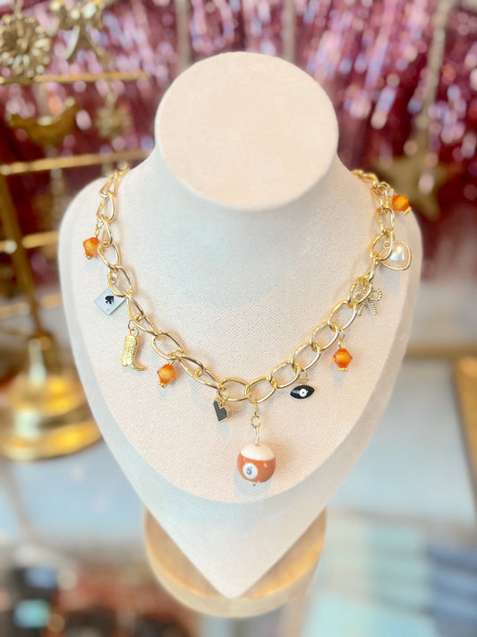 Go Bears Charm Necklace