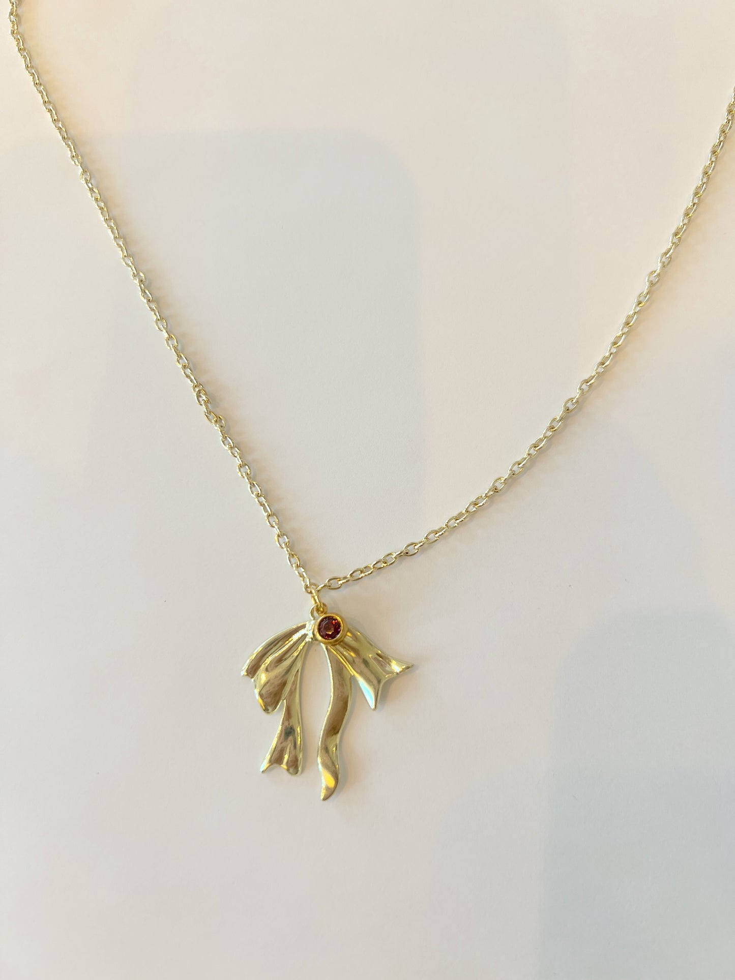 Bow Pendant Necklace