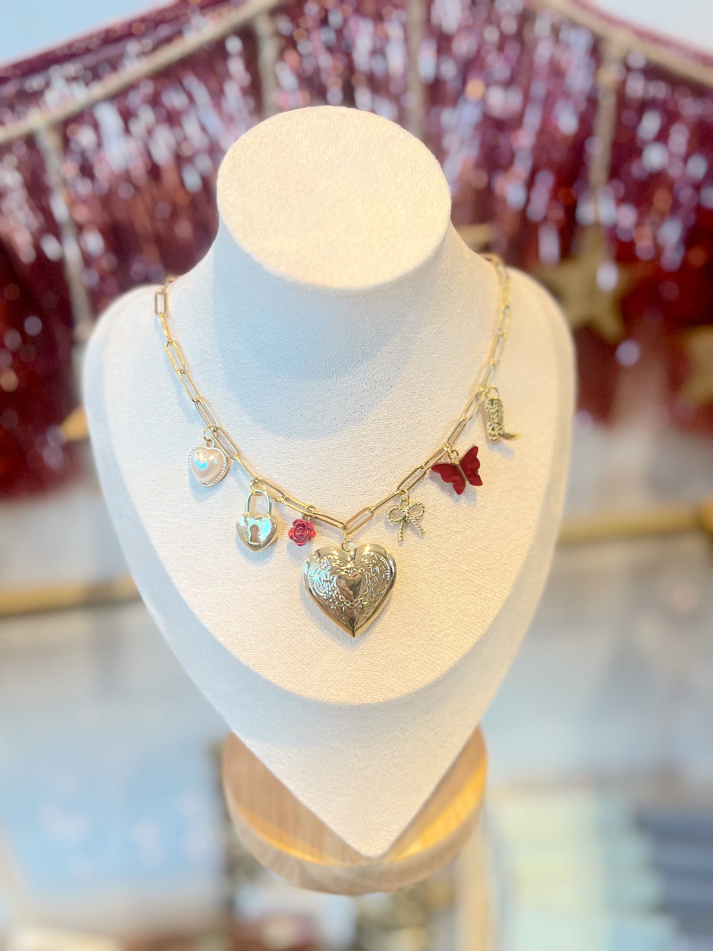 Lock of Love Charm Necklace