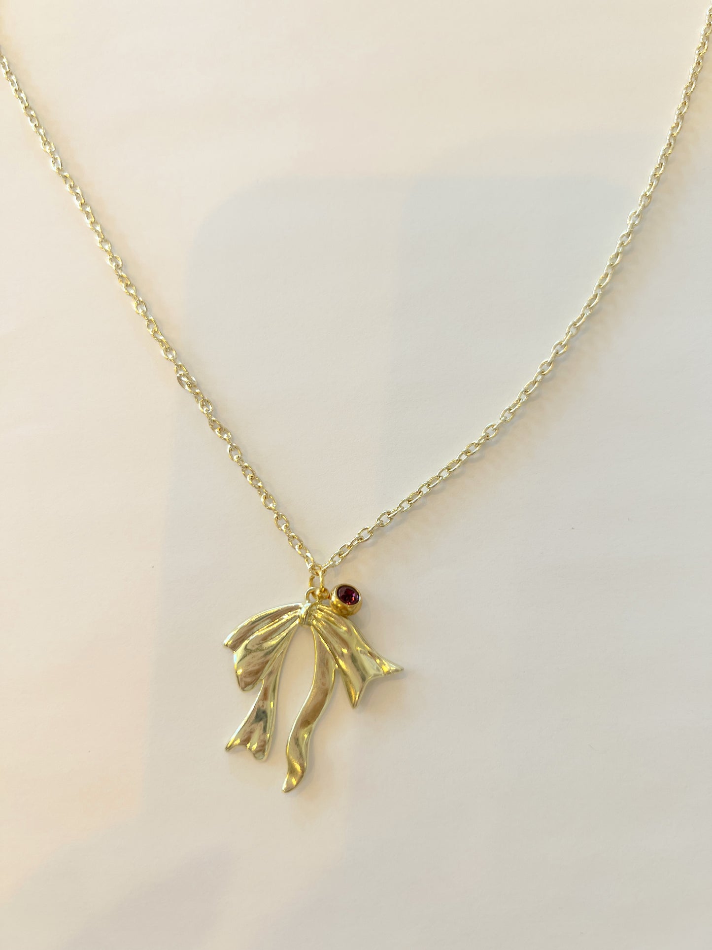 Bow Pendant Necklace