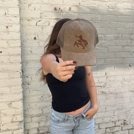 Fall Cowboy Trucker Hat