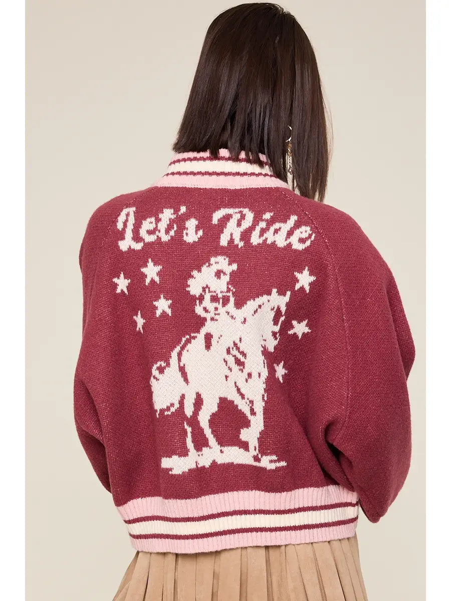 Ponyback Sweater Jacket