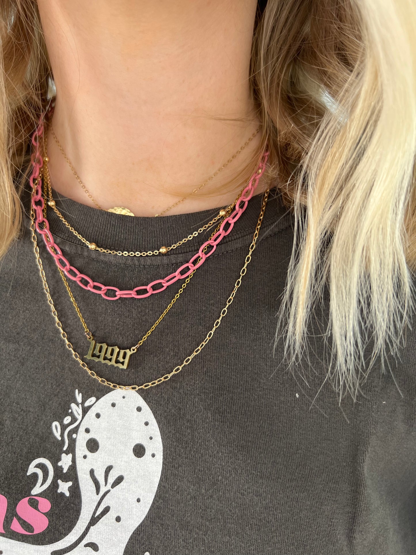 Layered Pink Chain