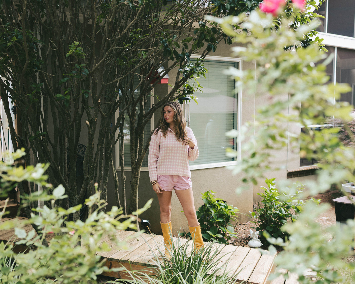 Pink Picnic Sweater