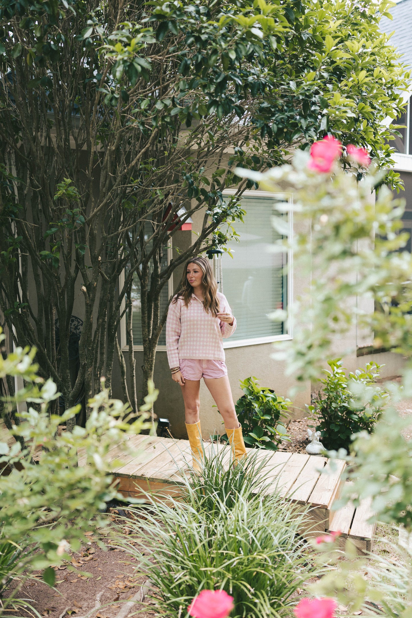 Pink Picnic Sweater