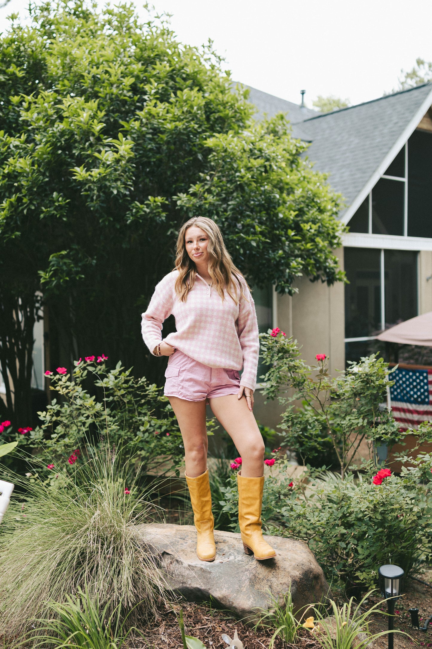 Pink Picnic Sweater