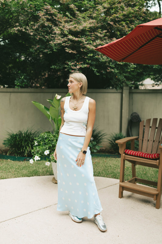 Baby Blue Bubbly Skirt