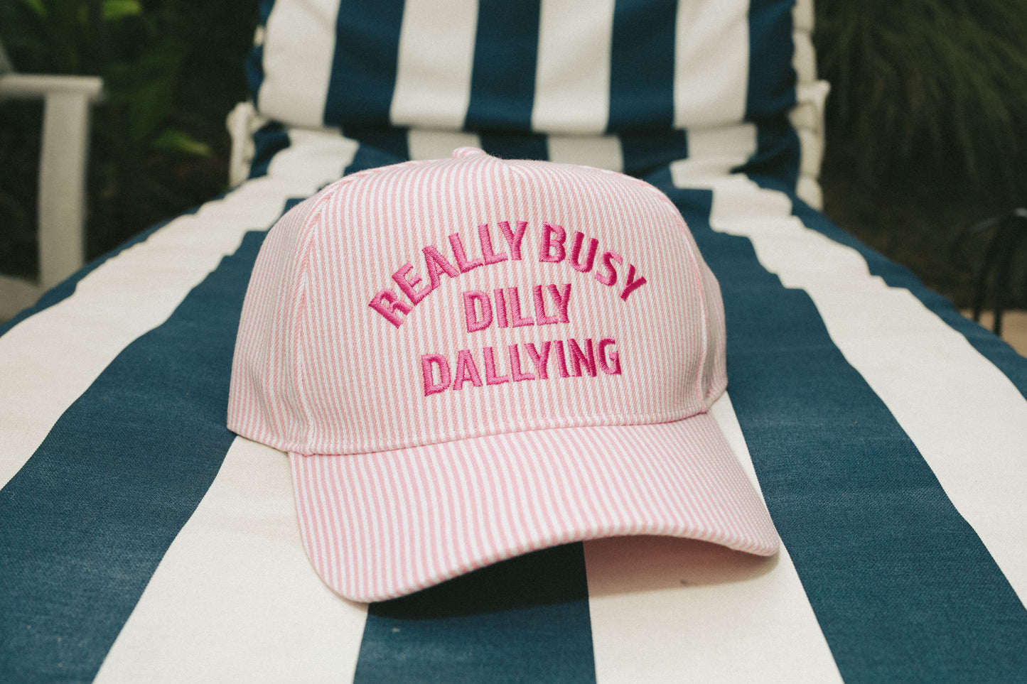 REALLY BUSY DILLY DALLYING Trucker Hat
