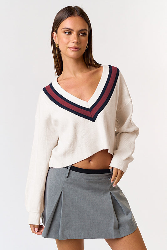 Contrast Timeless Sweater