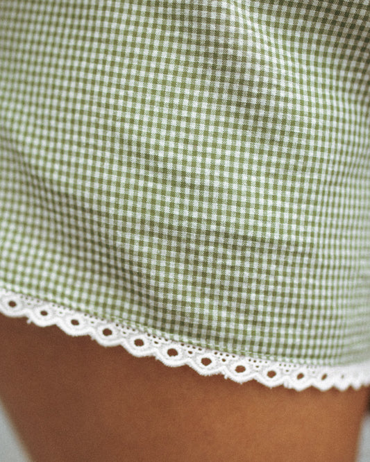 Lacy Daisy Trim Boxer Shorts