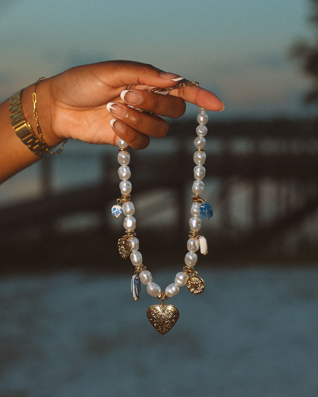 Waves & Wonders Charm Necklace