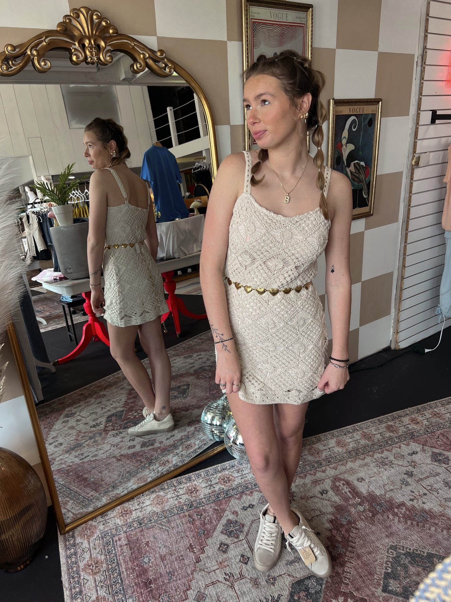 The Cameo Crochet Dress