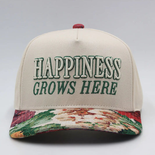 Happiness Grows Here Hat