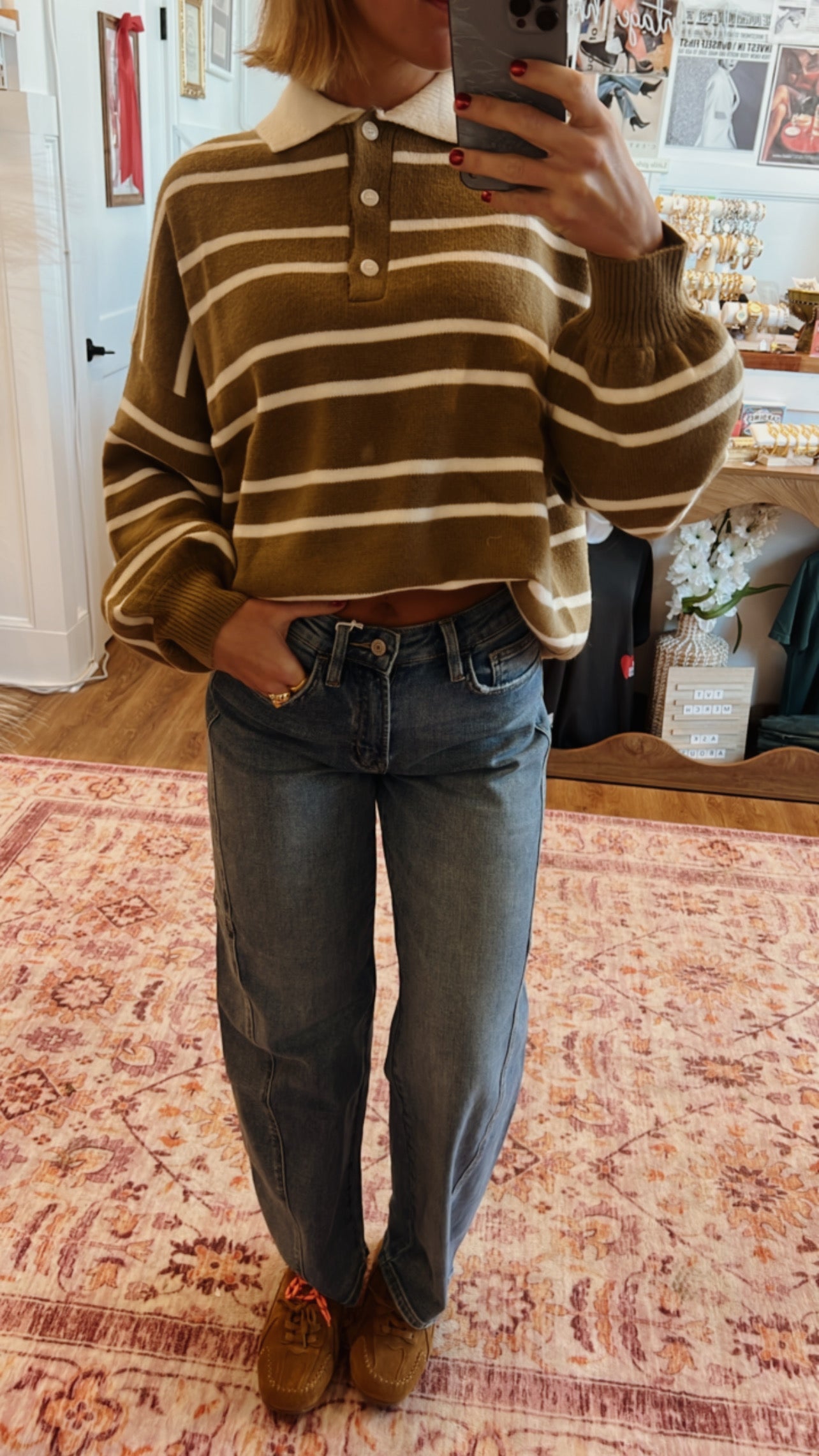 Full Length Barrel Jeans