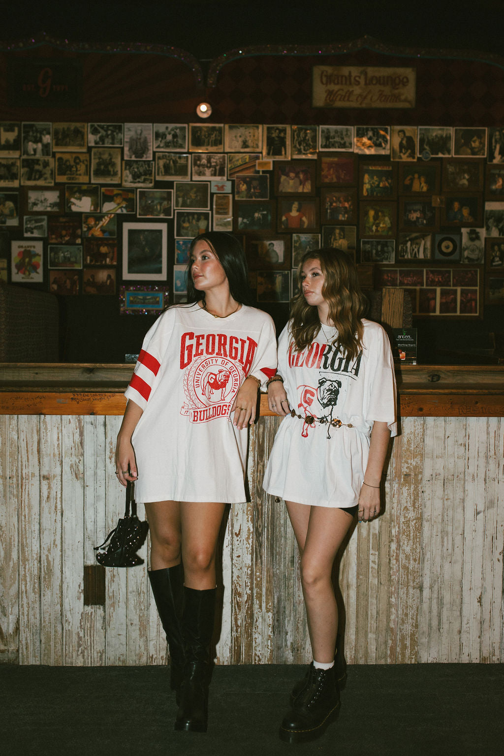 Georgia Double Stripe Oversized Tee