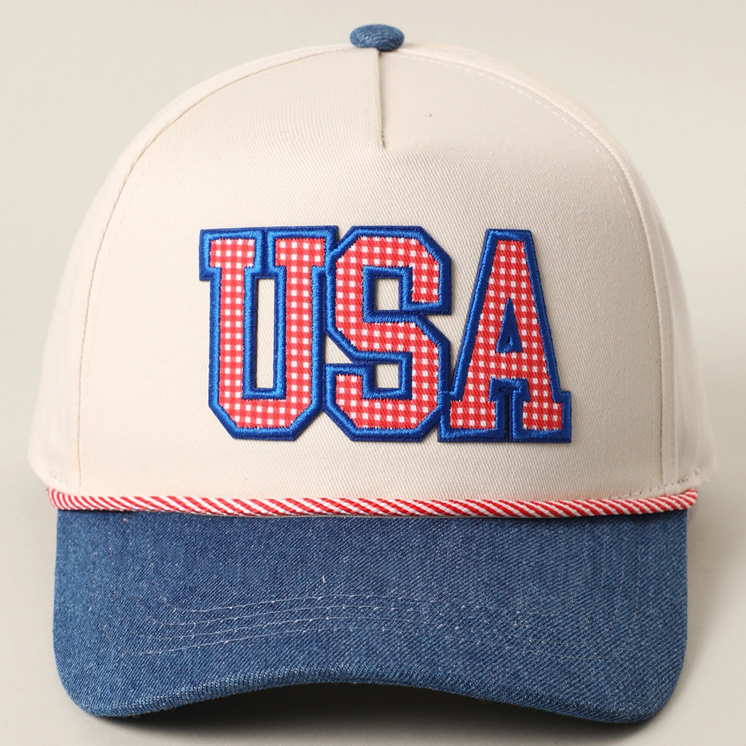 USA Denim Brim Trucker Hat