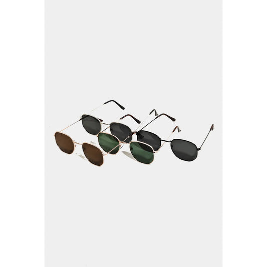 Thin Metallic Frame Sunglasses