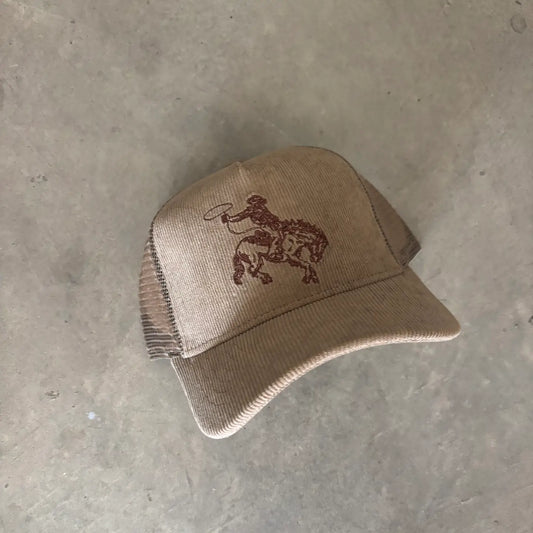 Fall Cowboy Trucker Hat