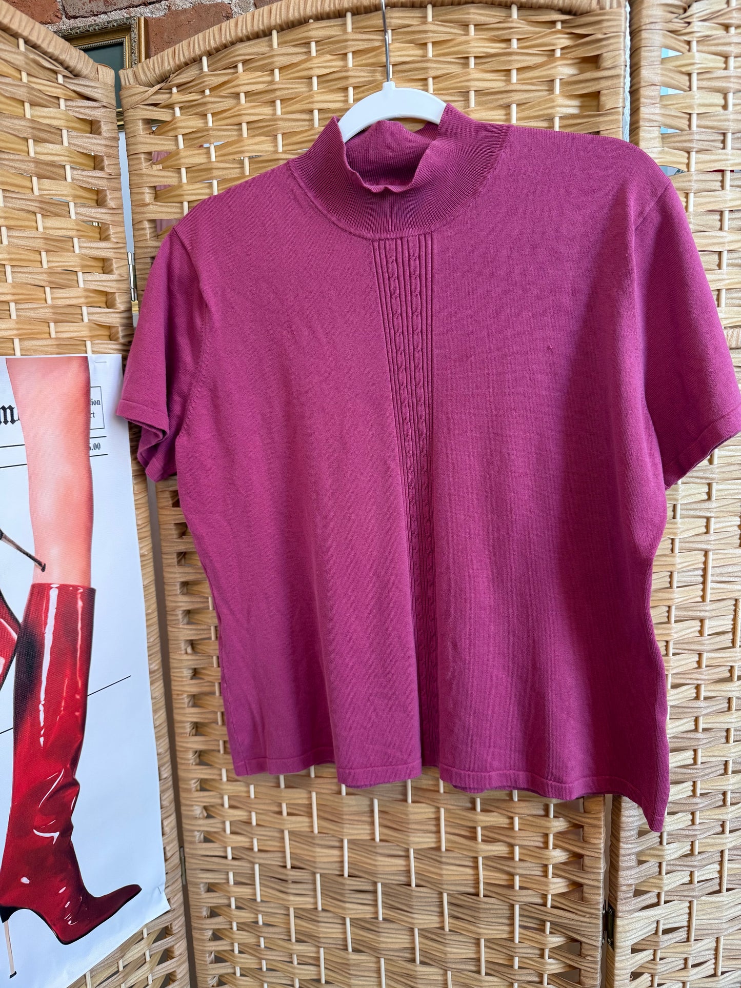 Timeless Mauve Knit Top