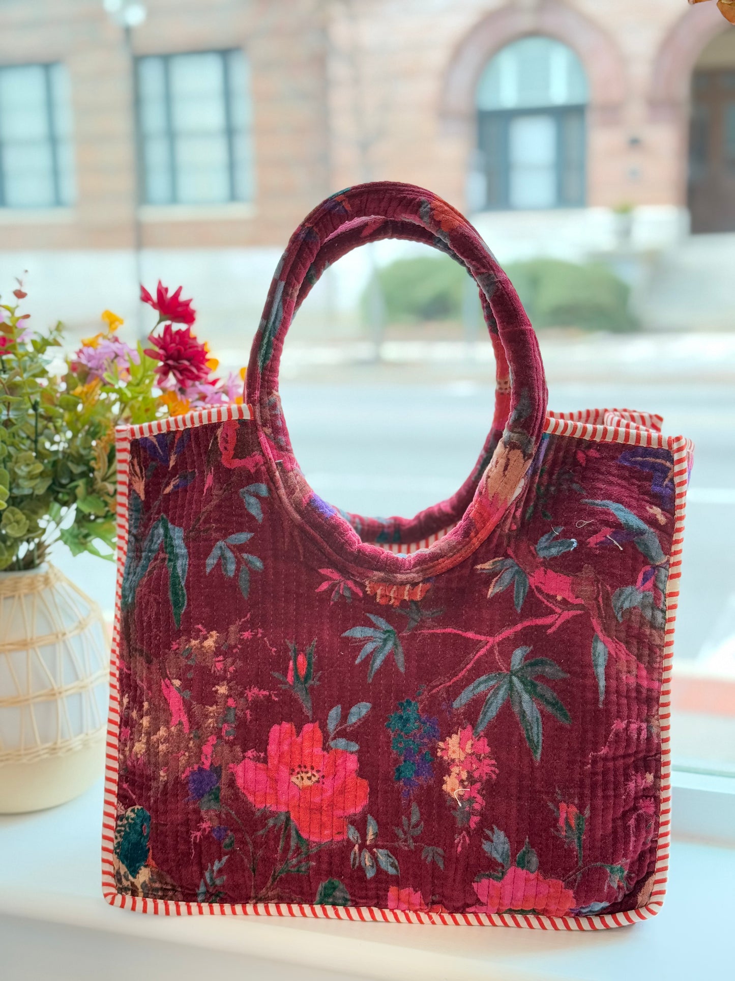 Velvet Petals Handbag