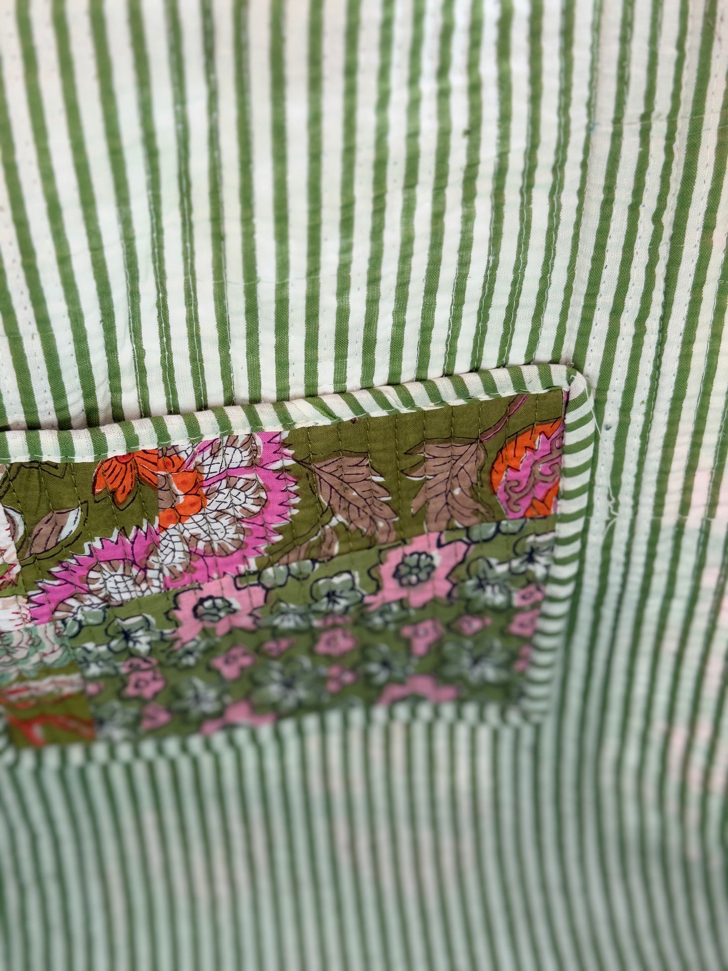 Botanic Bliss Handmade Tote Bag