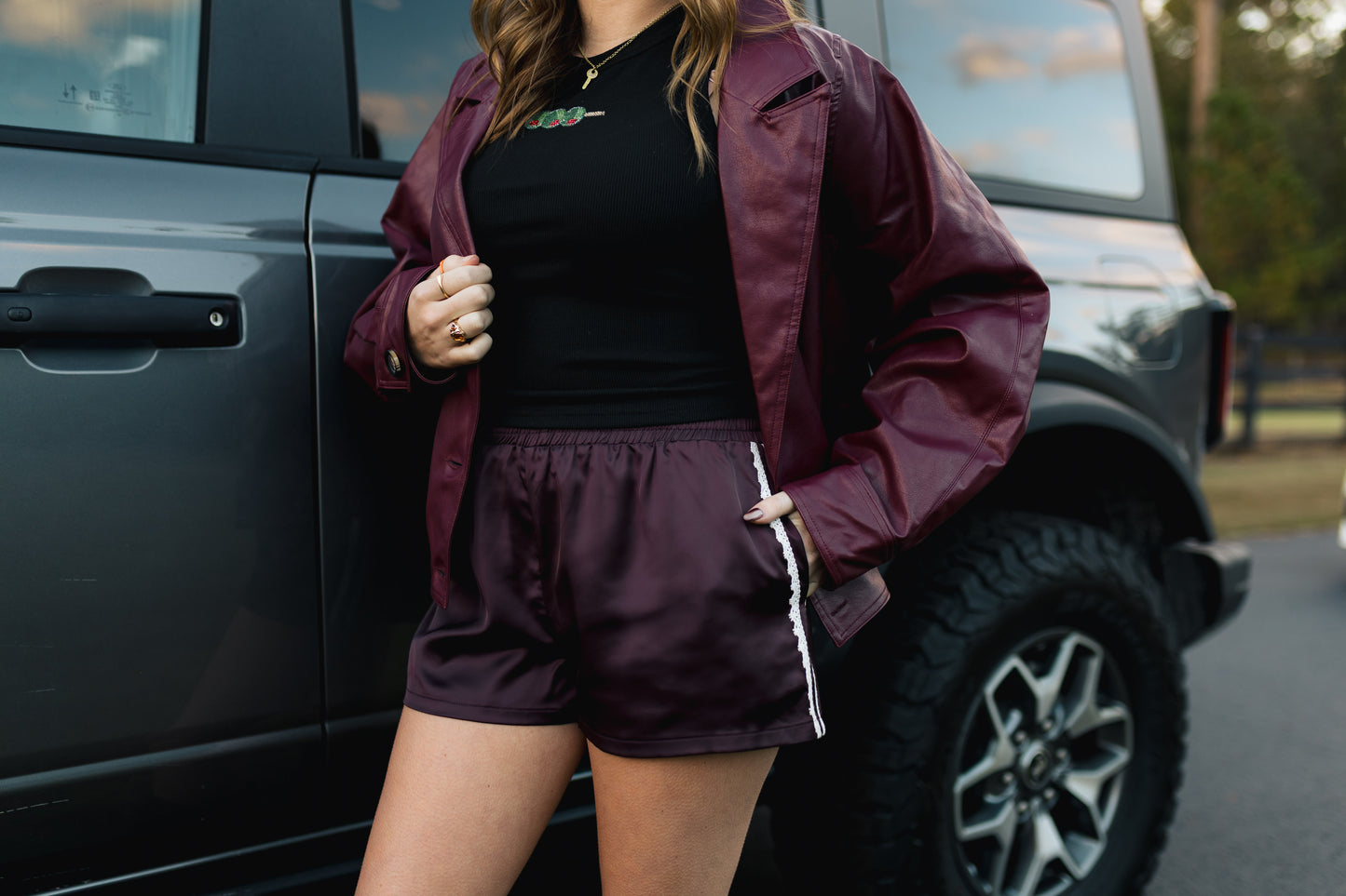 Merlot Leather Jacket