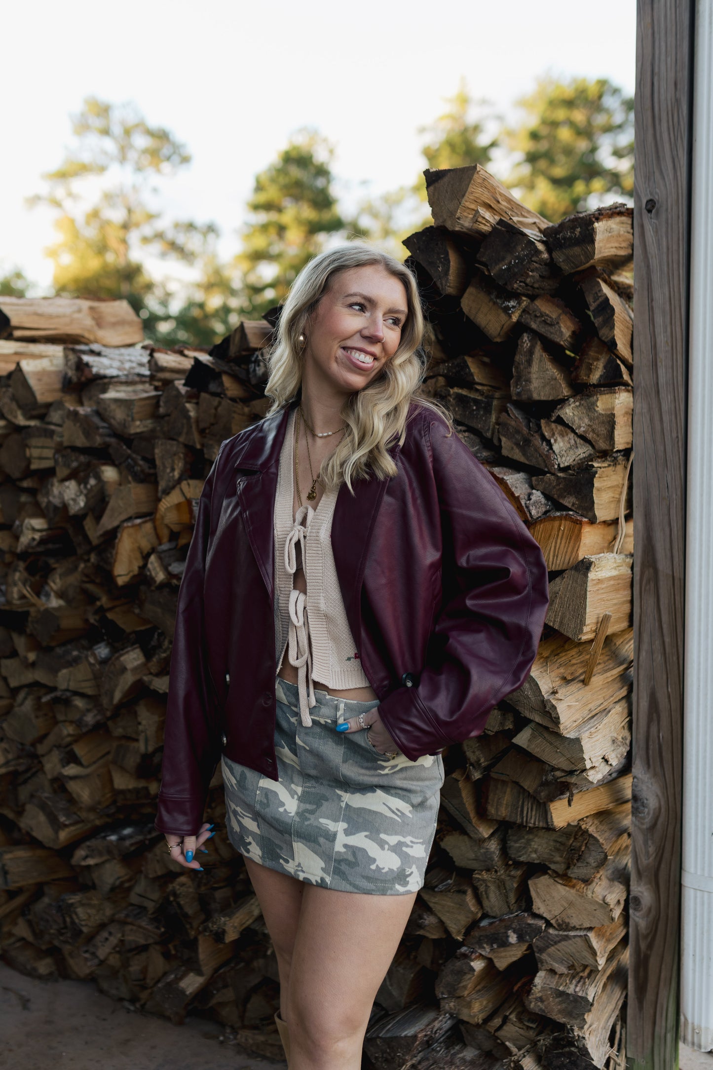 Merlot Leather Jacket