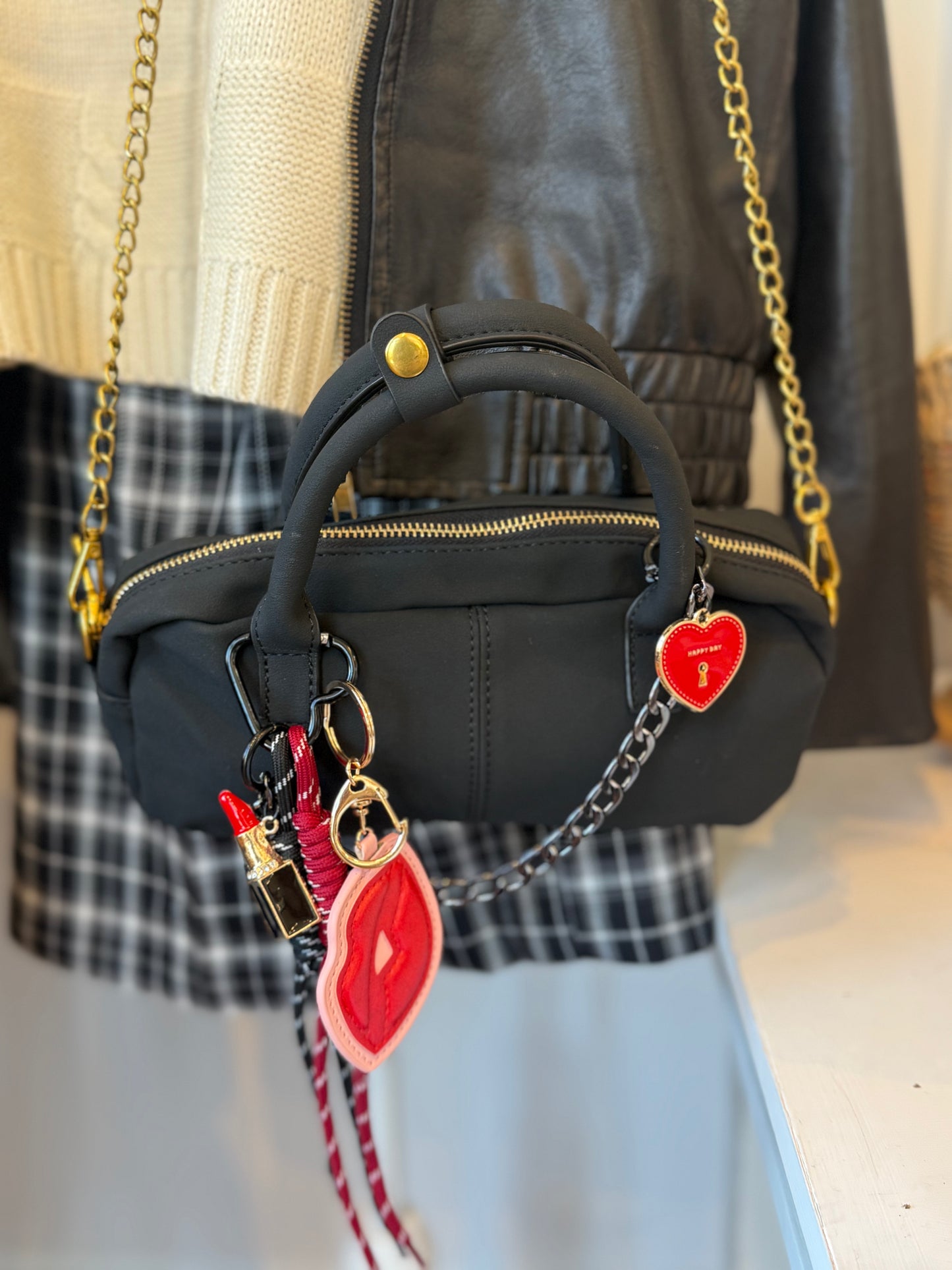 For The Love of Lips Bag Charm