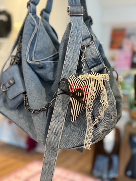 Lucky Heart Bag Charm
