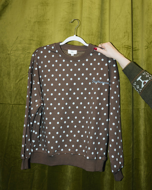 Dotty Darling Crewneck