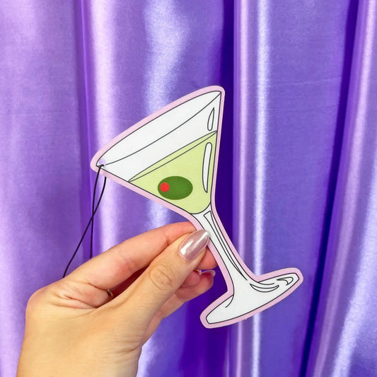 Martini Car Air Freshener