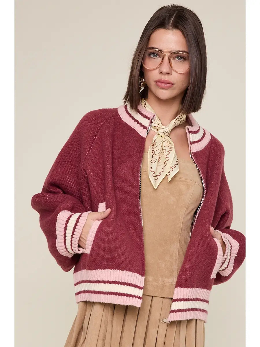 Ponyback Sweater Jacket