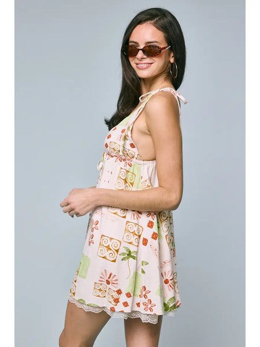 Vintage Palm Dress