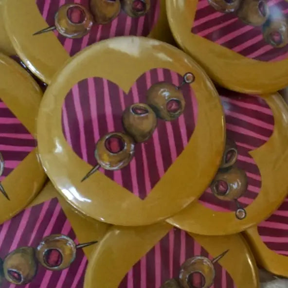 Olive You! Button