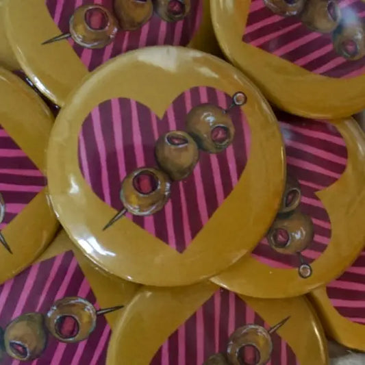 Olive You! Button