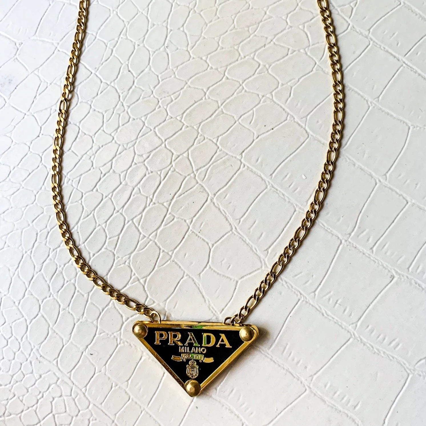 NEW Silver Plated Vintage PRADA Necklace For Men And Women | eBay