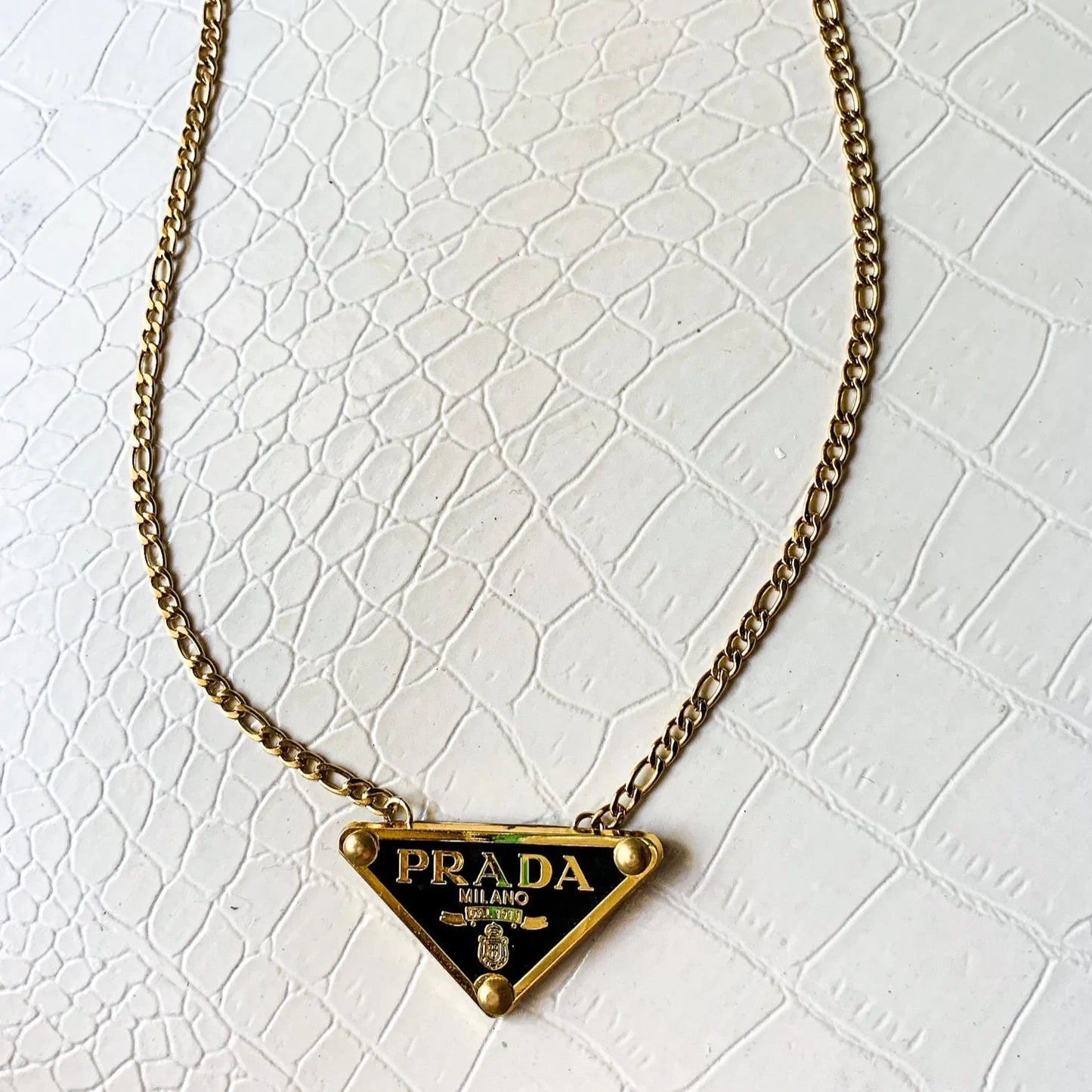 Gold Prada Necklace