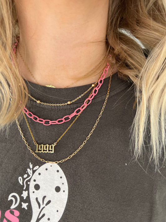 Layered Pink Chain